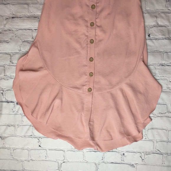 Lulus | Malta Button Front Ruffle Midi Ski… - Picture 5 of 9